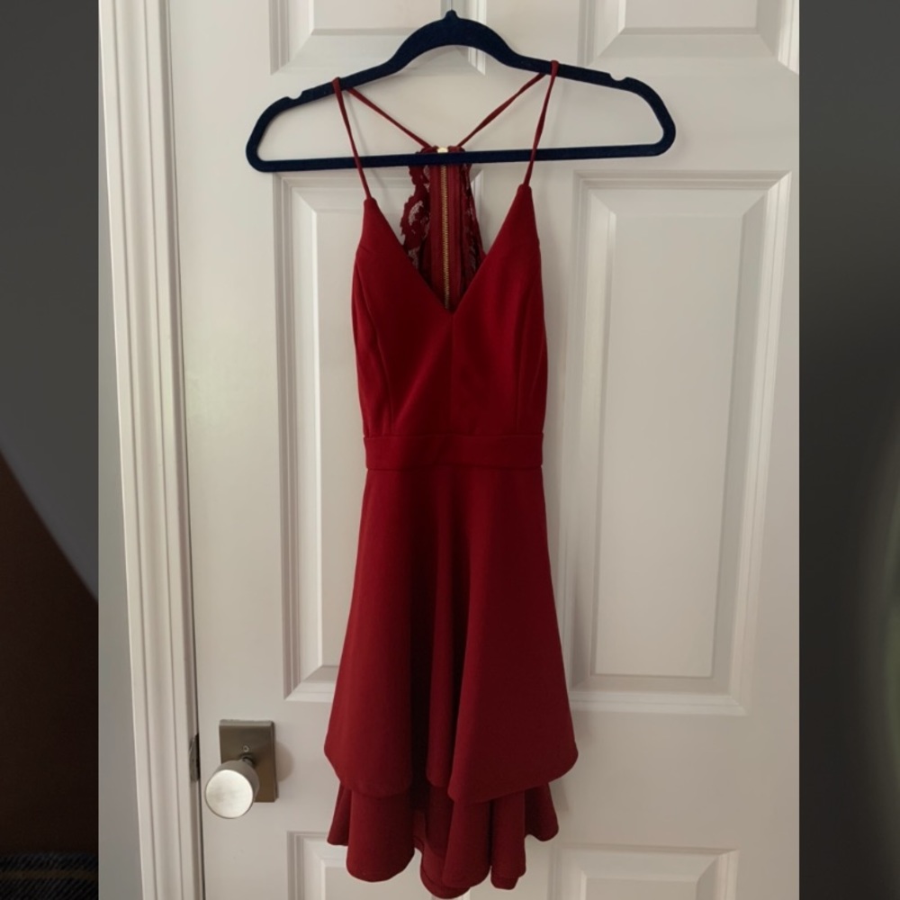 Mini Dress with Lace back